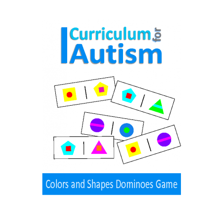 Colors & Shapes Dominoes Game for Visual Perception
